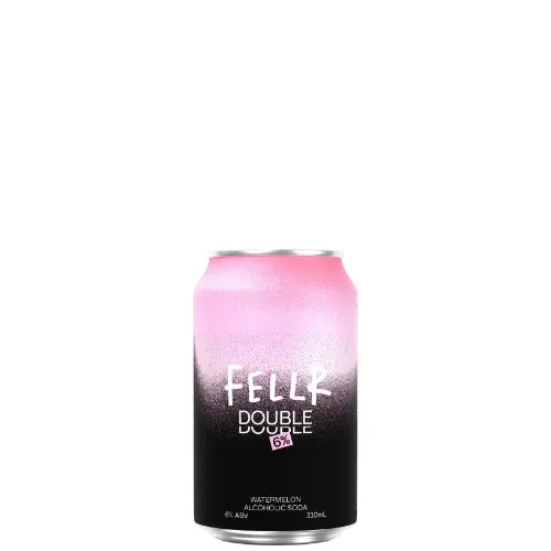 Picture of Fellr Double Alcoholic Soda Watermelon Cans 330ml