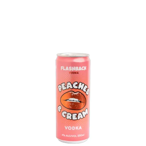 Picture of Flashback Vodka Peaches & Cream Cans 330ml
