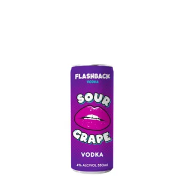 Picture of Flashback Vodka Sour Grape Cans 330ml