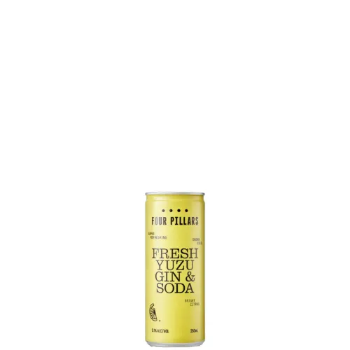 Picture of Four Pillars Fresh Yuzu Gin & Soda Cans 250ml