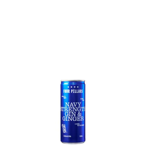 Picture of Four Pillars Navy Strength Gin & Ginger Cans 250ml