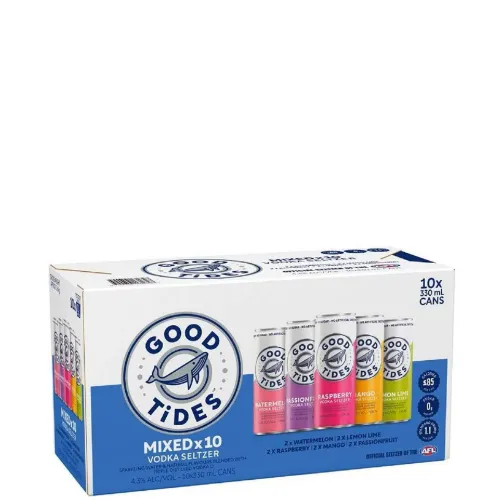 Picture of Good Tides Hard Seltzer Mixed 10pk Cans 330ml