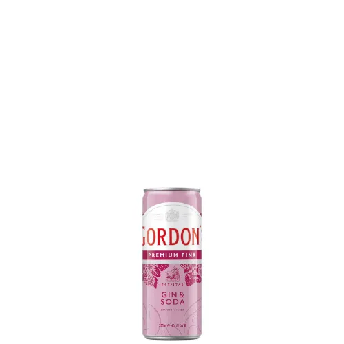 Picture of Gordons Premium Pink Gin & Soda Cans 250ml