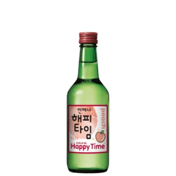 Picture of Happy Time Peach Soju Bottles 360ml