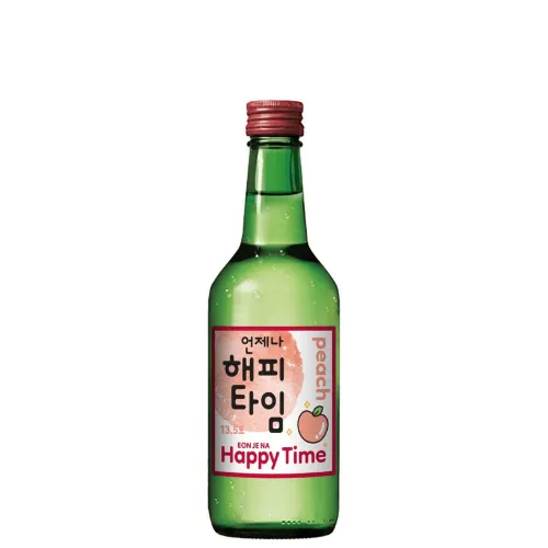 Picture of Happy Time Peach Soju Bottles 360ml