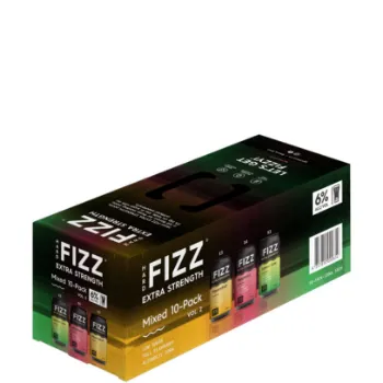 Picture of Hard Fizz Extra Strength Mixed 10pk Vol. 2 Passionfruit Raspberry Lemo Cans 330ml