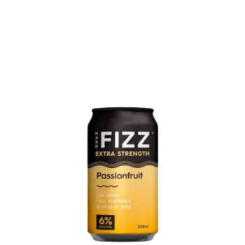 Picture of Hard Fizz Extra Strength Passionfruit Seltzer Cans 330ml