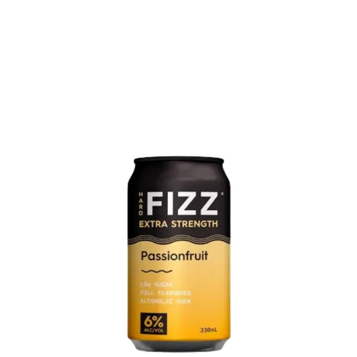 Picture of Hard Fizz Extra Strength Passionfruit Seltzer Cans 330ml