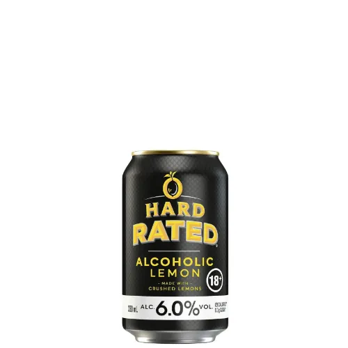 Picture of Hard Rated Hard Rated 6% 6x4 330ml Cans