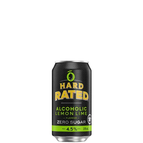 Picture of Hard Rated Zero Sugar Lemon Lime Cans 375ml