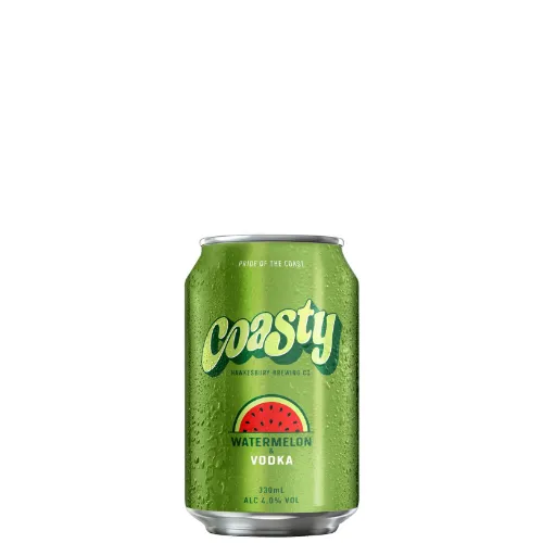 Picture of Hawkesbury Brewing Co Coasty Watermelon & Vodka Cans 330ml