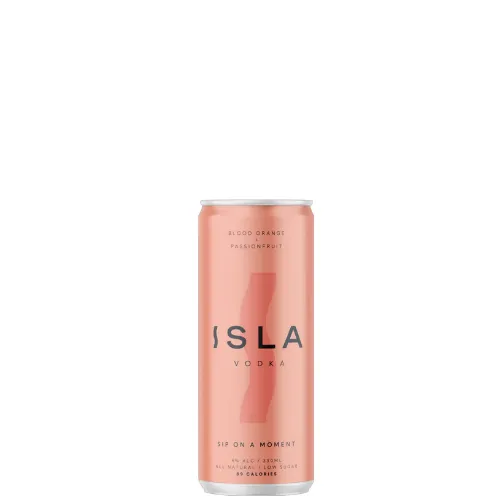 Picture of Isla Vodka Blood Orange & Passionfruit Cans 330ml