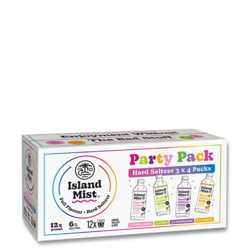 Picture of Island Mist Guilt Free Mixed Box Seltzer Bottles 300ml