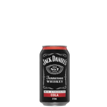 Picture of Jack Daniels & Cola Mid Cans 375ml