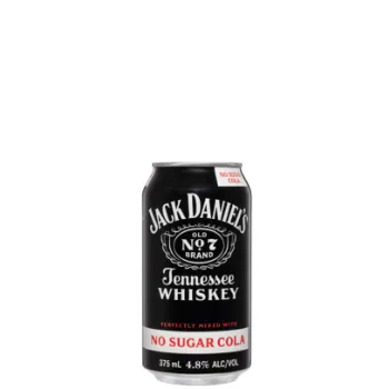Picture of Jack Daniels & No Sugar Cola Cans 375ml