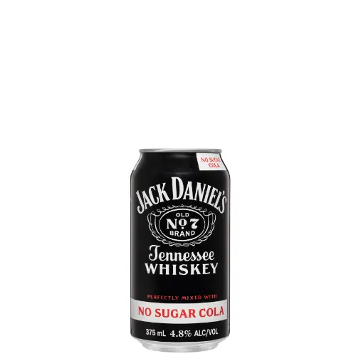 Picture of Jack Daniels & No Sugar Cola Cans 375ml