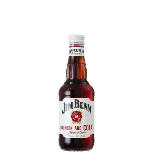 Picture of Jim Beam White Label & Cola Bottles 330ml