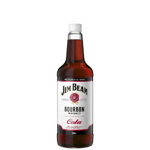 Picture of Jim Beam White Label & Cola Bottles 500ml
