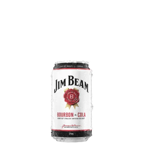 Picture of Jim Beam White Label & Cola Cube Cans 375ml