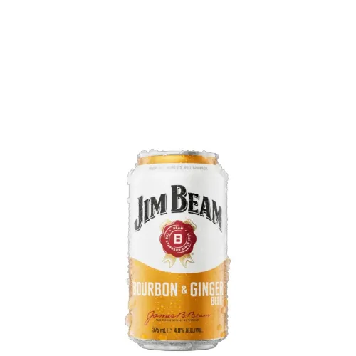 Picture of Jim Beam White Label & Ginger Beer Cans 375ml