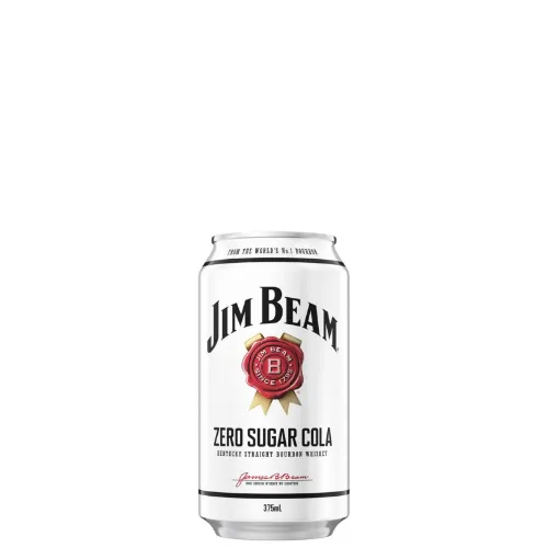 Picture of Jim Beam White Label & Zero Cola Cube Cans 375ml