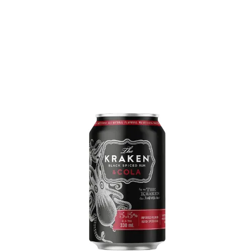 Picture of Kraken Black Spiced Rum & Cola Cans 330ml