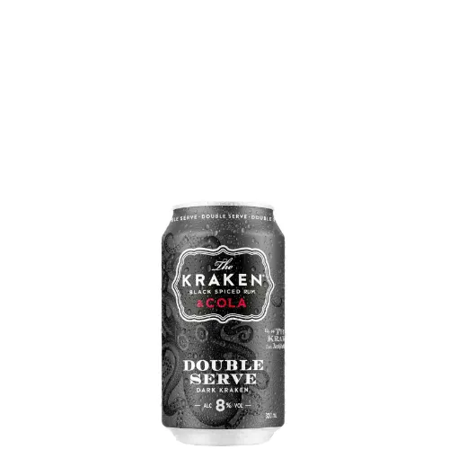Picture of Kraken Black Spiced Rum & Cola High ABV Cans 320ml