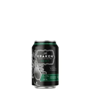 Picture of Kraken Black Spiced Rum & Dry Cans 330ml
