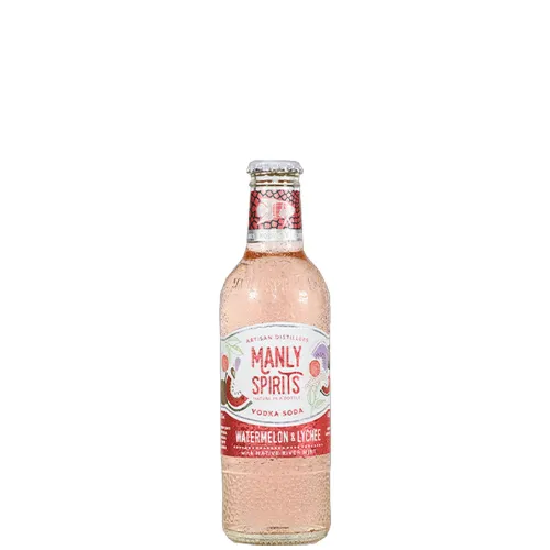 Picture of Manly Spirits Watermelon & Lycee Vodka Soda Bottles 275ml