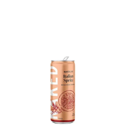 Picture of Naked Life Non-Alc Cocktail Italian Spritz Cans 250ml