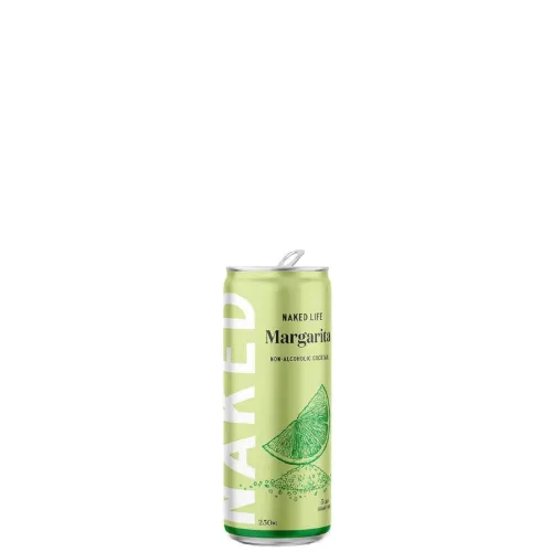 Picture of Naked Life Non-Alc Cocktail Margarita Cans 250ml
