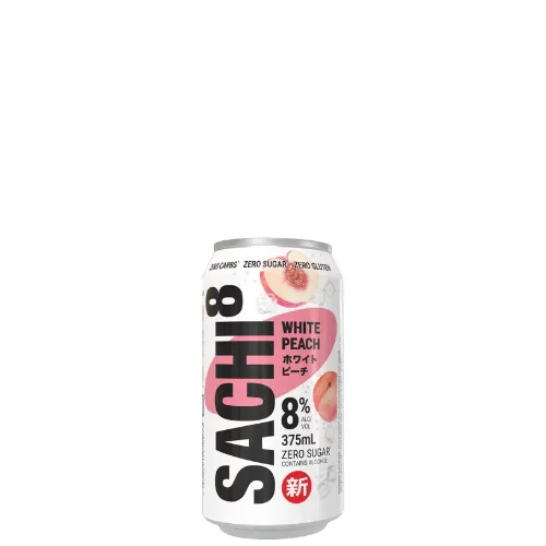 Picture of Sachi8 White Peach Cans 375ml