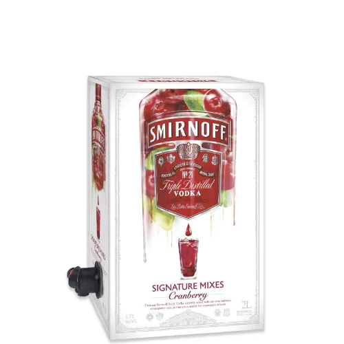 Picture of Smirnoff Cranberry Vodka Cask 2L