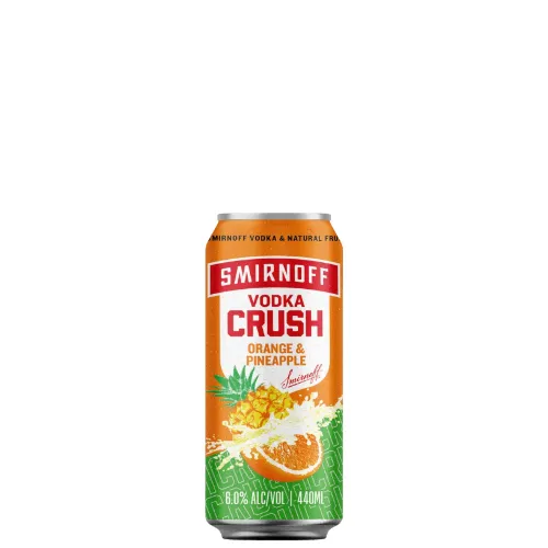Picture of Smirnoff Crush Orange & Pineapple Cans 440ml