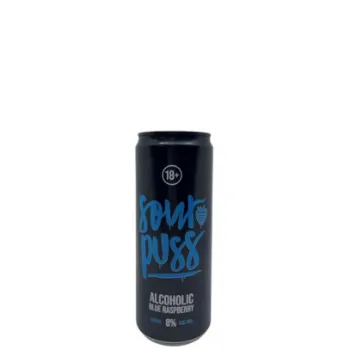 Picture of Sour Puss Blue Raspberry Cans 330ml