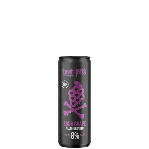 Picture of Sour Puss Sour Grape Cans 330ml