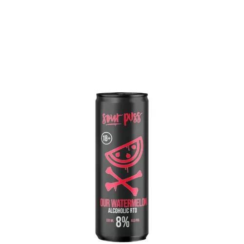 Picture of Sour Puss Sour Watermelon Cans 330ml