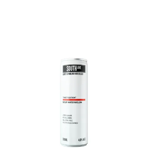 Picture of South Ave Seltzer Sour Watermelon Cans 300ml