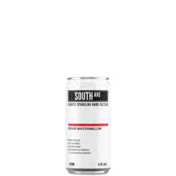 Picture of South Ave Seltzer Sour Watermelon Cans 375ml