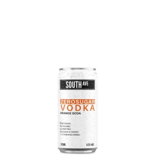 Picture of South Ave Vodka Orange Soda Cans 375ml