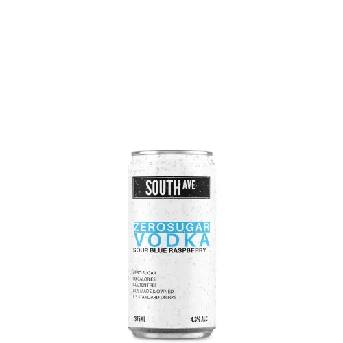 Picture of South Ave Vodka Sour Blue Raspberry Cans 375ml