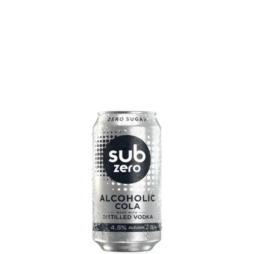 Picture of Sub Zero Vodka & Cola Sugar Free Cans 375ml