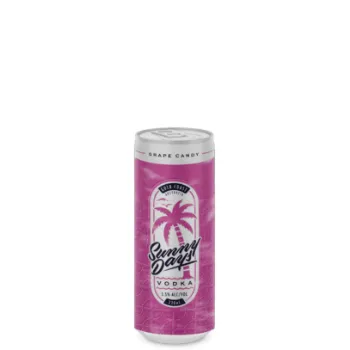 Picture of Sunny Days Vodka Grape Candy Cans 330ml