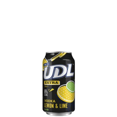 Picture of UDL Vodka Extra Lemon & Lime Cans 375ml