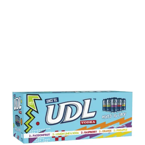 Picture of UDL Vodka Mixed 10pk Cans 375ml