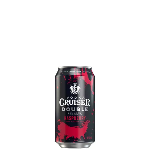 Picture of Vodka Cruiser Double Raspberry Cans 375ml