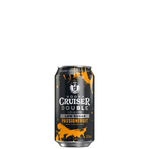 Picture of Vodka Cruiser Double Low Sugar Passionfruit Cans 375ml