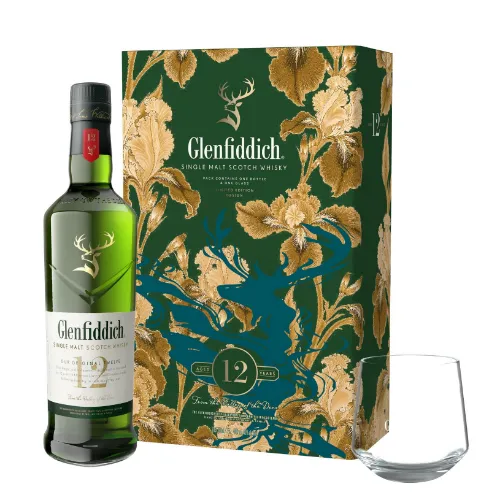 Picture of Glenfiddich 12 YO Glass Pack 700ml