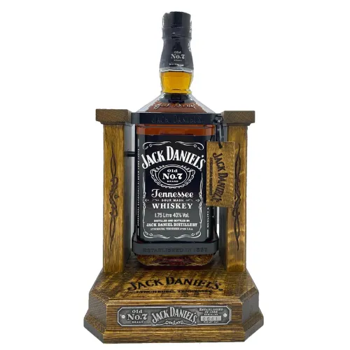 Picture of Jack Daniels Tennessee Whiskey Barrel Cradle  1.75L