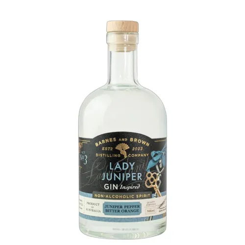 Picture of Barnes And Brown Lady Juniper Gin Inspired Non Alcoholic Spirit 700ml